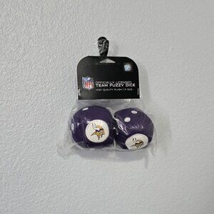 Minnesota Vikings Fuzzy Dice